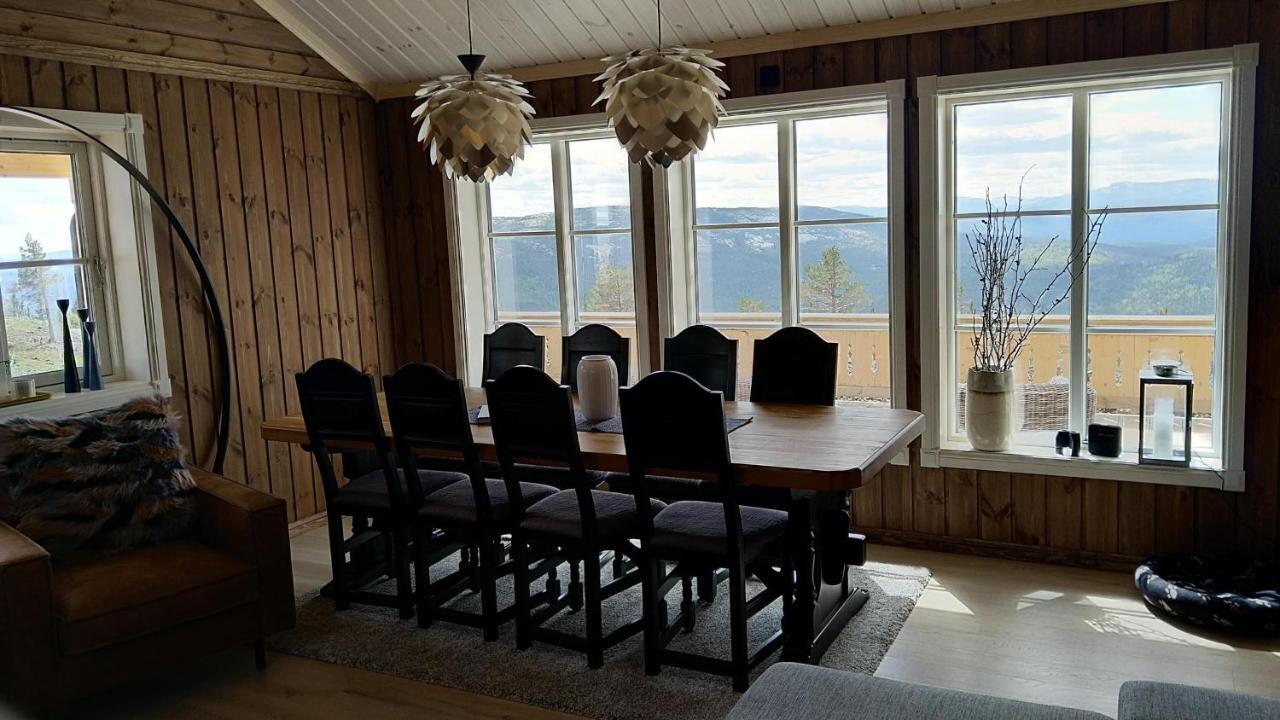 Wonderful Cabin With Amazing Mountain - View Lifjell Dış mekan fotoğraf