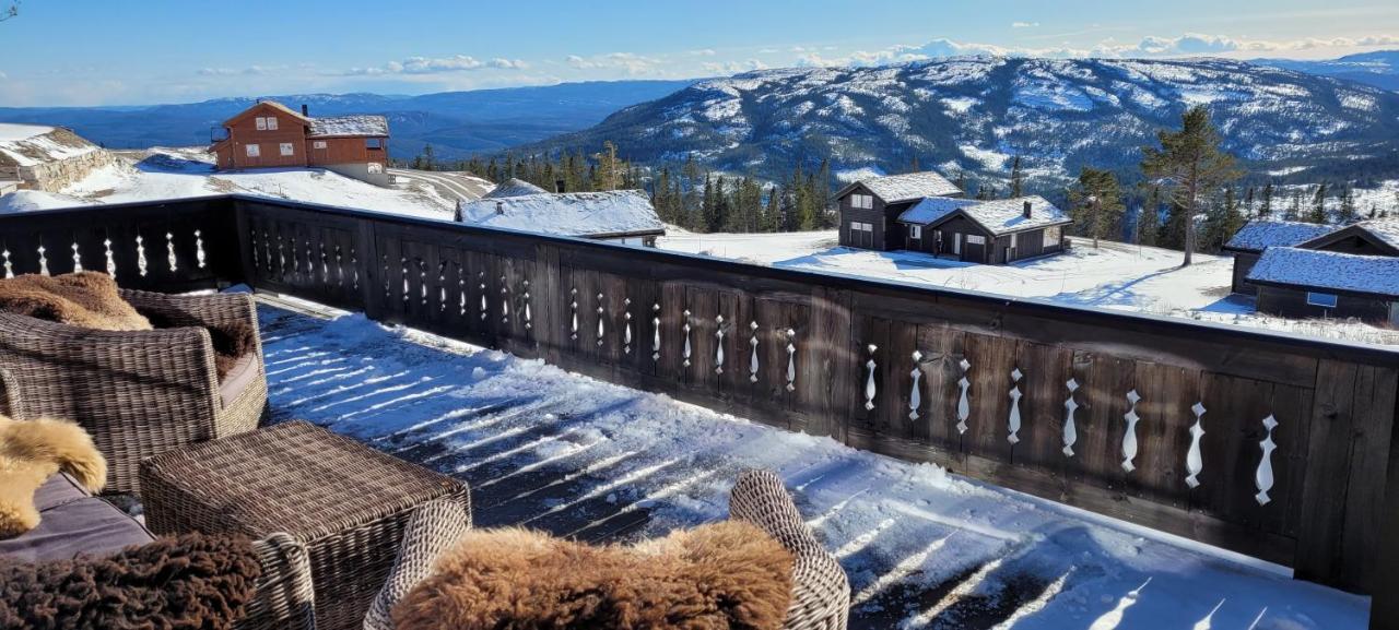 Wonderful Cabin With Amazing Mountain - View Lifjell Dış mekan fotoğraf